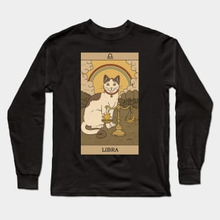 Libra Cat Long Sleeve T-Shirt